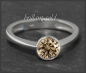 Preview: Brillant Ring 585 Gold, 0,84ct, champagner, Si1